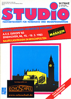 [Translate to Englisch:] Studio Magazin Heft 58-Studio Janssen-Bruel & Kjaer 4006 4007-Spendor LS3 5A