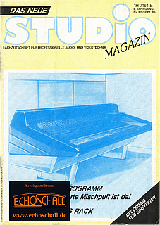 [Translate to Englisch:] Studio Magazin Heft 87-Test Korg SDD-2000-Harrison Serie 10 Mischpult