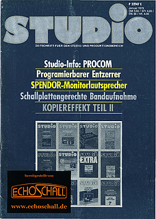 [Translate to Englisch:] Heft 13-Kopiereffekt-Spendor Lautsprecher