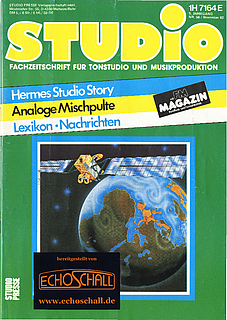 [Translate to Englisch:] Studio Magazin Heft 56-Hermes Studio-Compactcassetten-Studer A800 MKIII