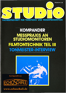 [Translate to Englisch:] Heft 33-Arbeitsweisen in der Pop- und Rockmusik-Filmmischung-Messpraxis Abhörmonitore