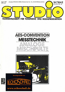 [Translate to Englisch:] Studio Magazin Heft 38-Marktübersicht Messtechnik-Toningenieur Ausbildung