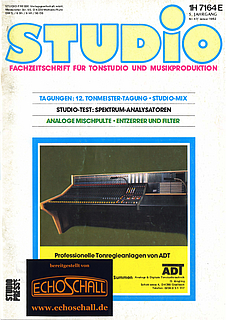 [Translate to Englisch:] Studio Magazin Heft 47-Entzerrer und Filter-Peerless MB Mikrofone