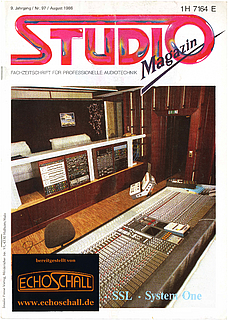 [Translate to Englisch:] Studio Magazin Heft 97-Solid State Logic SL 4000 E-Massenburg Para EQ 8200
