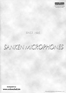 Sanken Catalog Microphones 2004 english