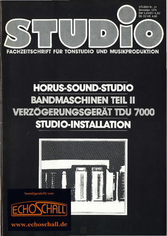 [Translate to Englisch:] Heft 23-Horus_Studio-AKG_TDU7000-Marktübersicht_Studiomonitore