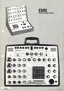 EMS Brochure Synthi A VCS3 Synthesiser 1987 english