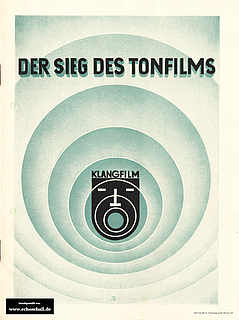 Klangfilm Prospekt Sieg des Tonfilms 1930 deutsch