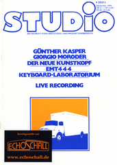 [Translate to Englisch:] Heft 09-Günther_Kasper-Giorgio_Moroder-EMT_444-Live_Recording