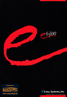 E-mu Systems Brochure e64 Digital Sampling System 1996 english