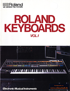 Roland Catalog Keyboards Volume 1 1982 english