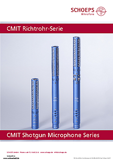 Schoeps Brochure CMIT Shotgun Microphone Series 2016 deutsch english