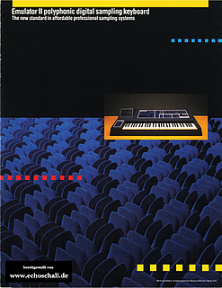 E-mu Systems Brochure 3 Emulator II Digital Sampling Keyboard english