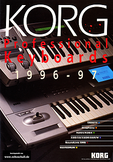 Korg Katalog Keyboards 1997 deutsch