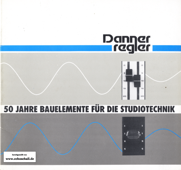 Danner Prospekt 50 Jahre Jubliäum 1983 deutsch