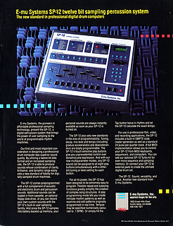 E-mu Systems Brochure SP-12 Drumsampler english
