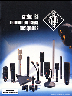 Neumann Catalog 135 Microphones english