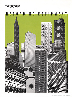 Tascam Catalog Recording Equipment 1988 english