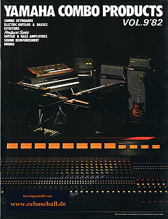 Yamaha Catalog Combo Products Volume 9 1982 english