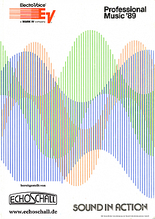 Electro-Voice Gesamtkatalog Professional Music 1989 deutsch