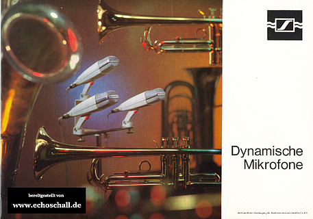 Sennheiser Katalog Dynamische Mikrofone 1967 deutsch